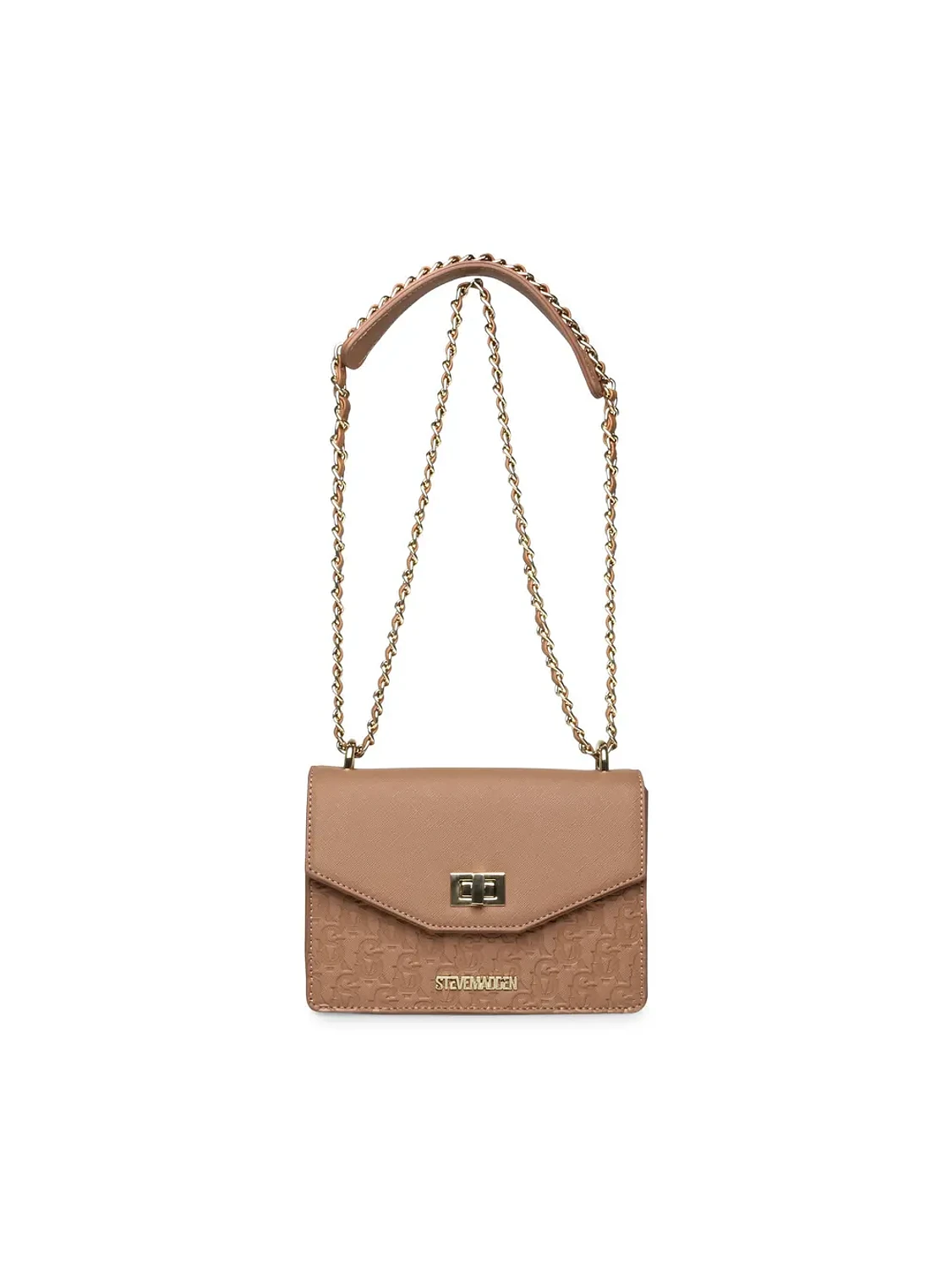 Geanta dama Steve Madden maro casual cu fermoar
